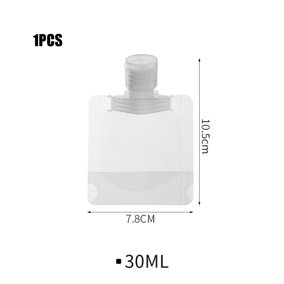 Travel Empty Squeeze Bags Lotion Dispensing Bag Refillable Shampoo Toiletries Conditioner Liquid Cosmetic Storage Pouches