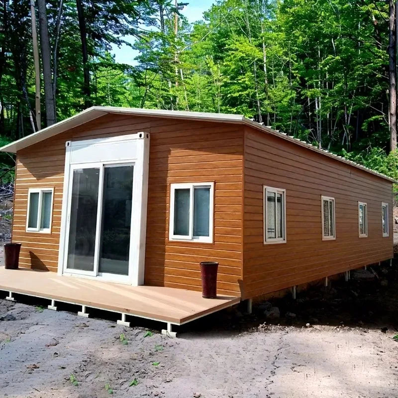 Customized Prefab Concrete House Hurricane Proof Cheap Prefabricated Portable House 2 Bed Room Expandable Container Home