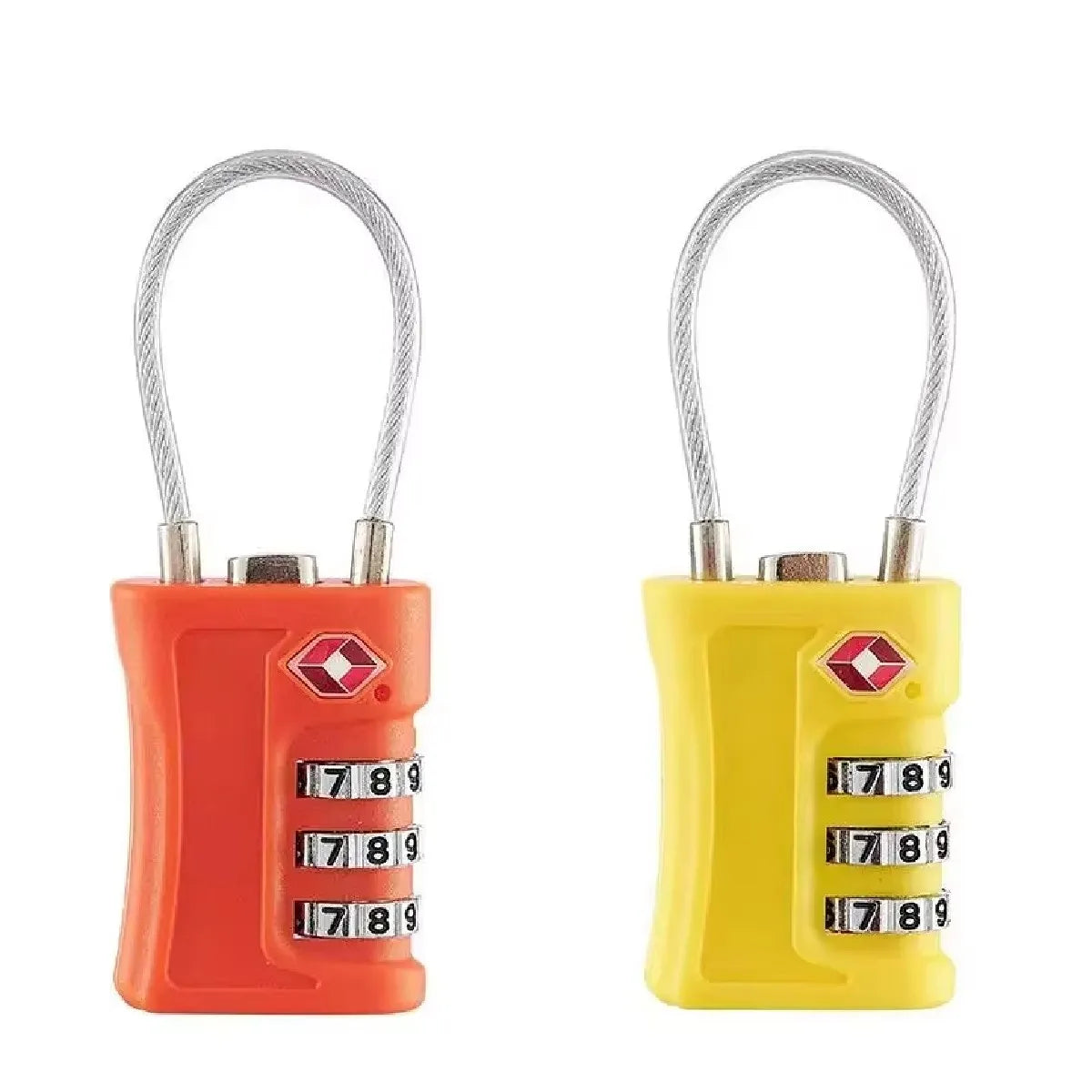 New TSA Customs Colorful Code Lock for Travel Luggage Password Changeable Lock Contrast Color Design Padlock Cabinet Locker
