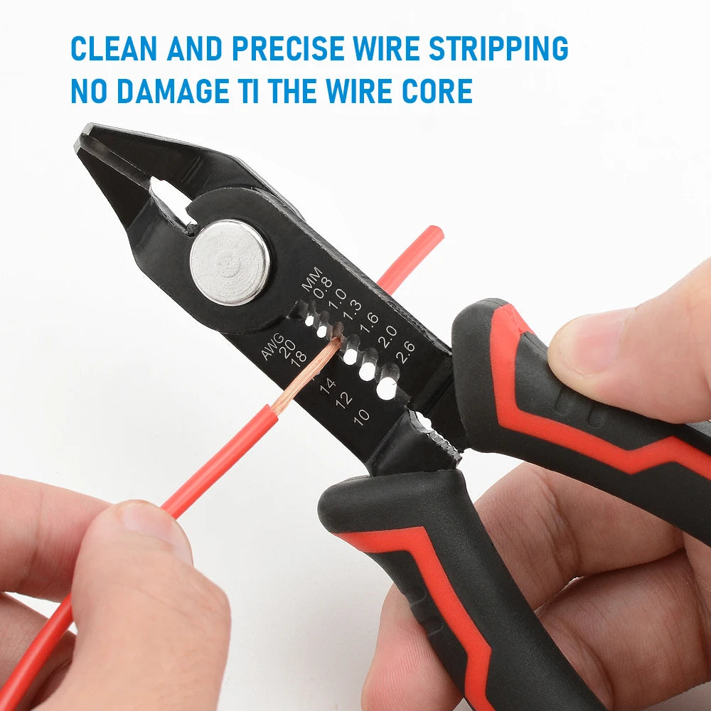 Multifunctional Wire Stripper Pliers Tools Automatic Stripping Cutter Cable Wire Crimping Electrician Repair Tools