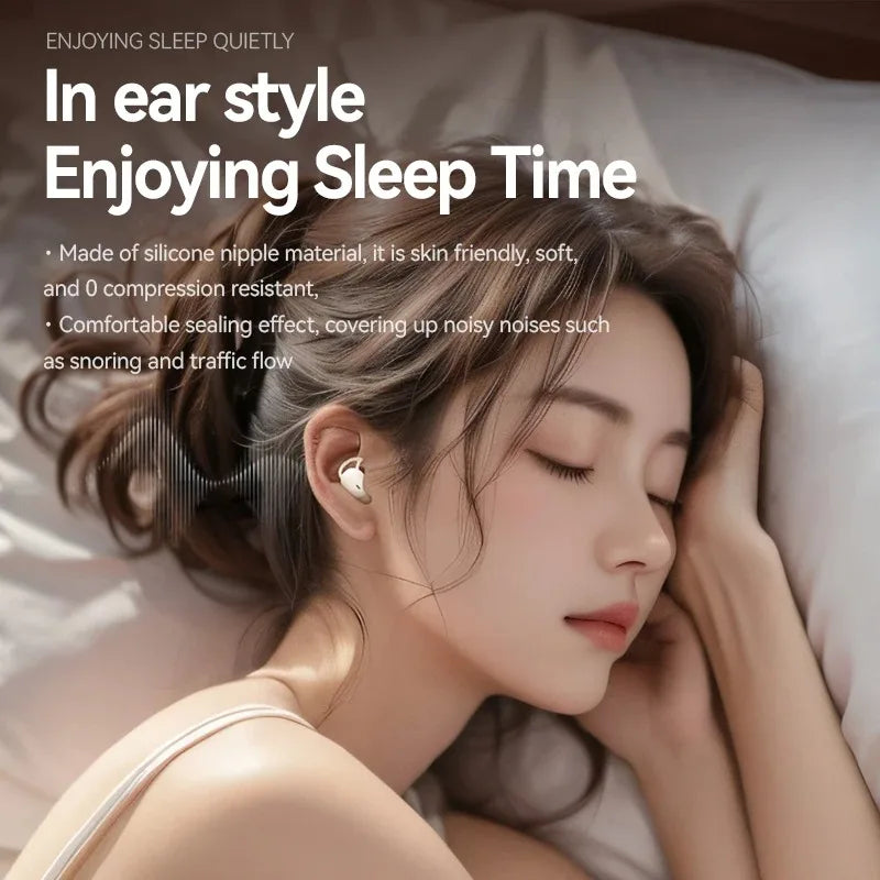 Wireless Bluetooth M72 Sports Game Music Mini Invisible Sleep Built in Microphone Earphones Suitable for Android IOS