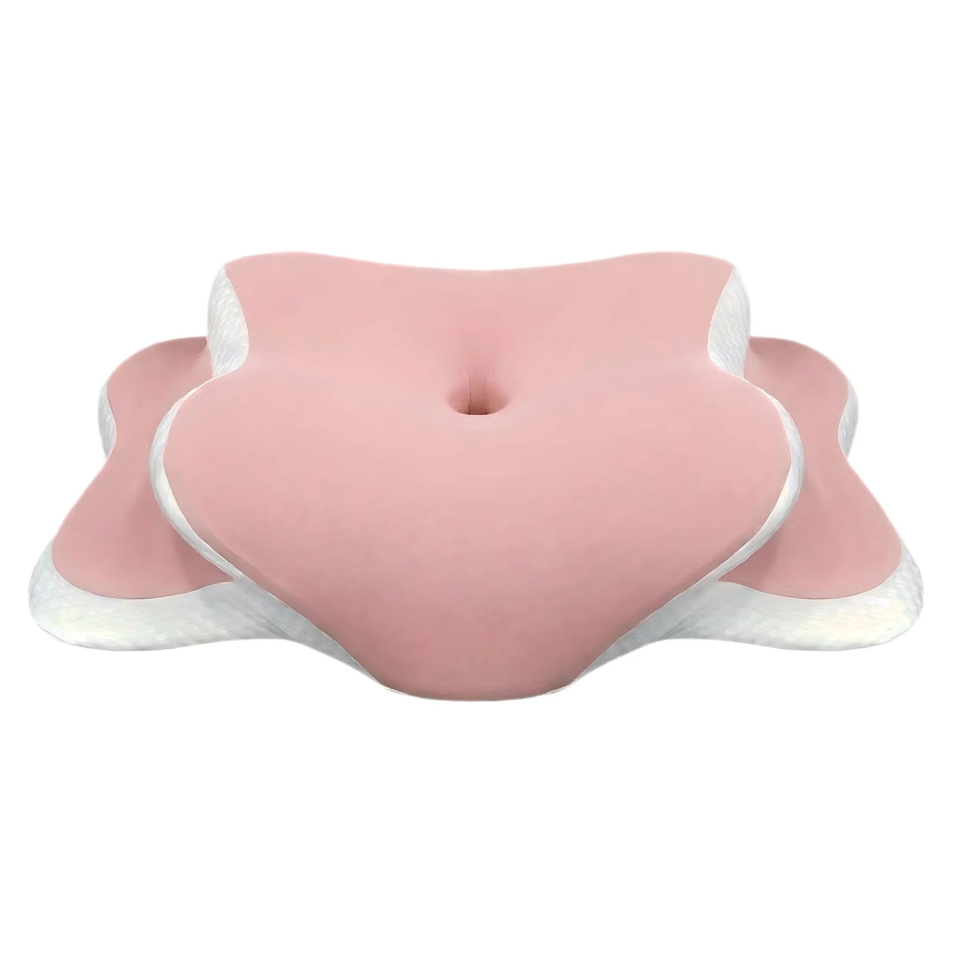 Dual Height Memory Foam Cervical Pillow with Armrest Grooves for Neck Pain Relief Ergonomic Orthopedic Support Side Back Sleeper