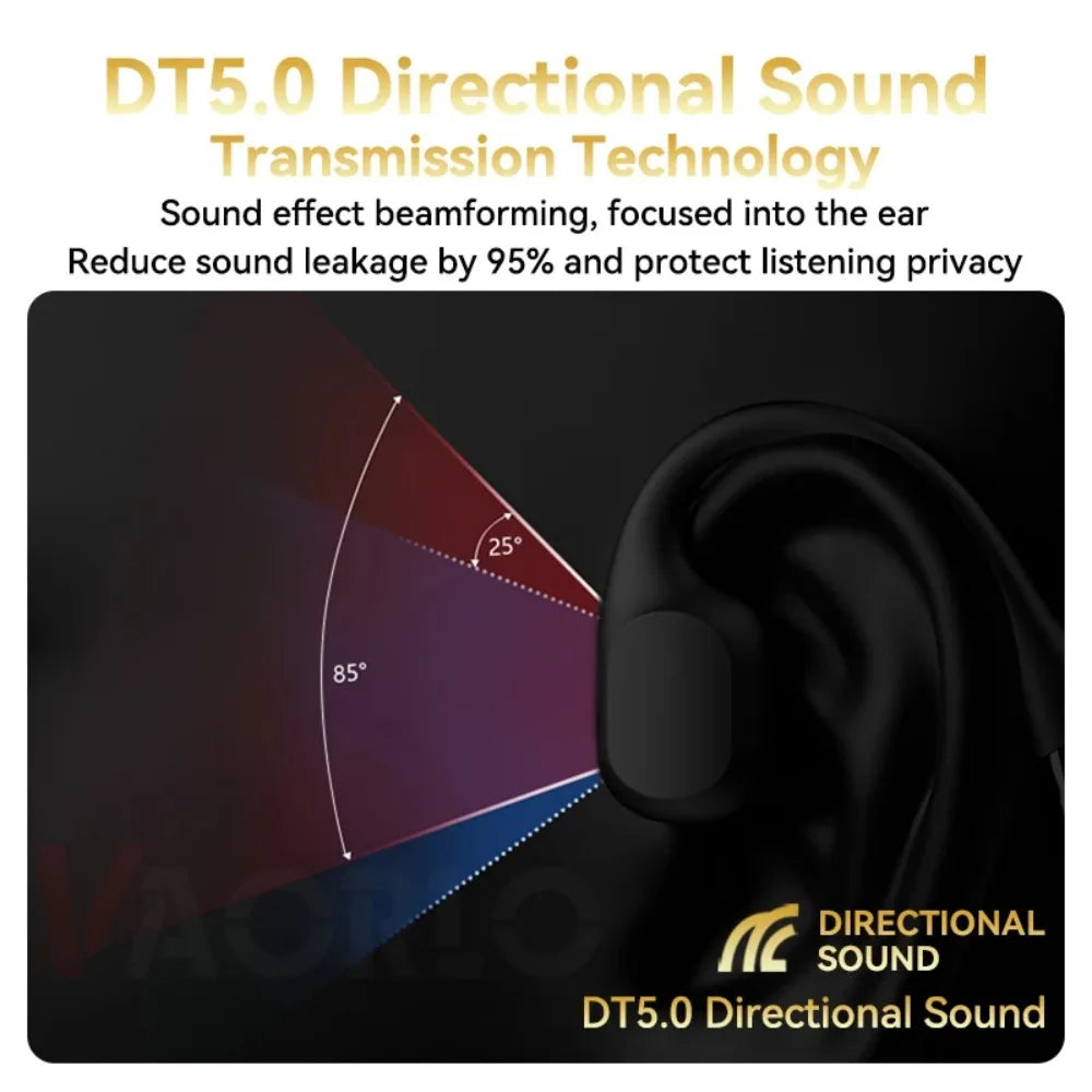 2027 New IPX8 Waterproof Bluetooth 5.4 Swimming Diving Bone Conduction Headphone Player Summer Sports Cycling Music Headset