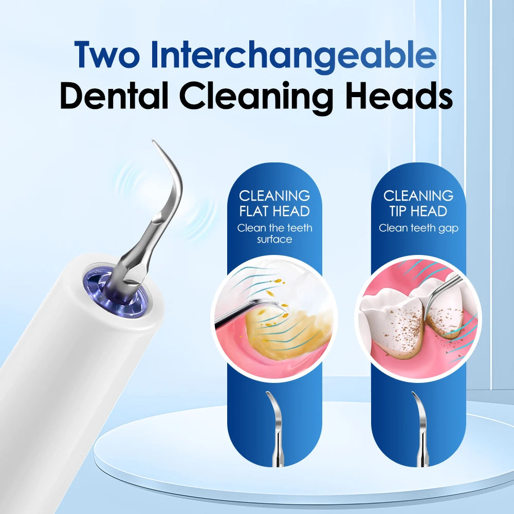 Ultrasonic Tooth Cleaner Dental Scaler Calculus Remover Plaque Tartar Eliminator Dental Stone Removal Teeth Cleaning Tools