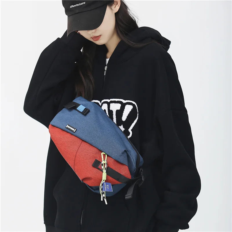 High Quality Nylon Panelled Waist Packs 2026 New Brand Unisex Chest Pack Casual Outdoor Travel Crossbody Bag Men Wasit Belt Bags