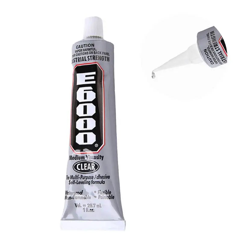 2pcs 29.7/110ml E6000 Multi-Purpose Glue Adhesive Epoxy Resin Repair Cell Phone Touch Screen Liquid Jewelry Craft Super Adhesive