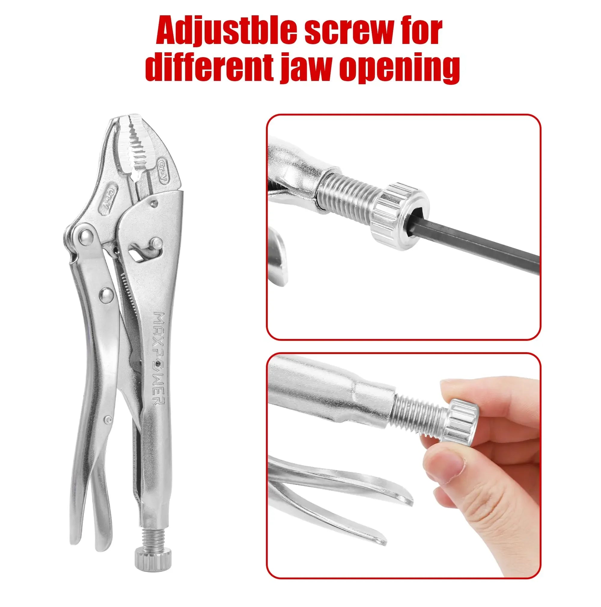 2025 Powerful Pliers, Multifunctional Pressure Pliers, Heavy-duty Tools, Industrial Grade Circular Mouth Force Wrench, C- type