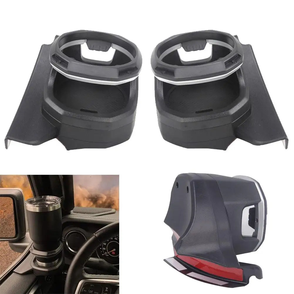 Car Door Cup Holder for Jeep WRANGLER JL 4-Door JT 2018-2023 Car Door Window Modified Car Interior Accessories N7O4