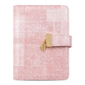 Pomelo Best Pink Plaid RFID Blocking Passport Cover Multi Card Slot Travel Wallet for Women