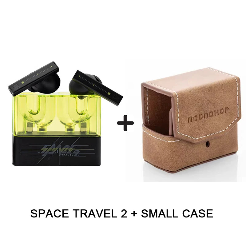 Moondrop Space Travel 2 TWS Bluetooth 6.0 ANC Noise Cancelling AI ENC Low Latency Wireless HiFi Earphone Gaming Music Earbuds