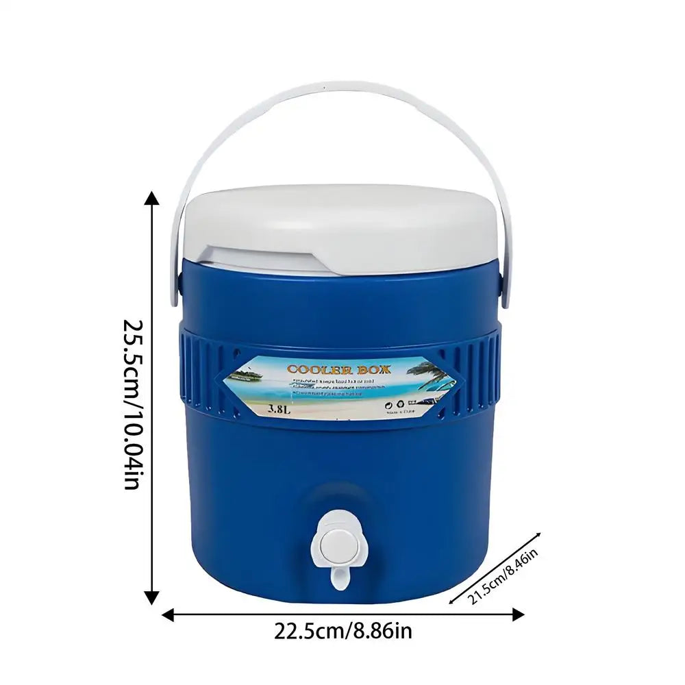 NEW Gallon Water Bottle 3.8L Camping Coolers Long-Lasting Insulation Beverage Serveware Portable Drink Dispensers For Outdoor