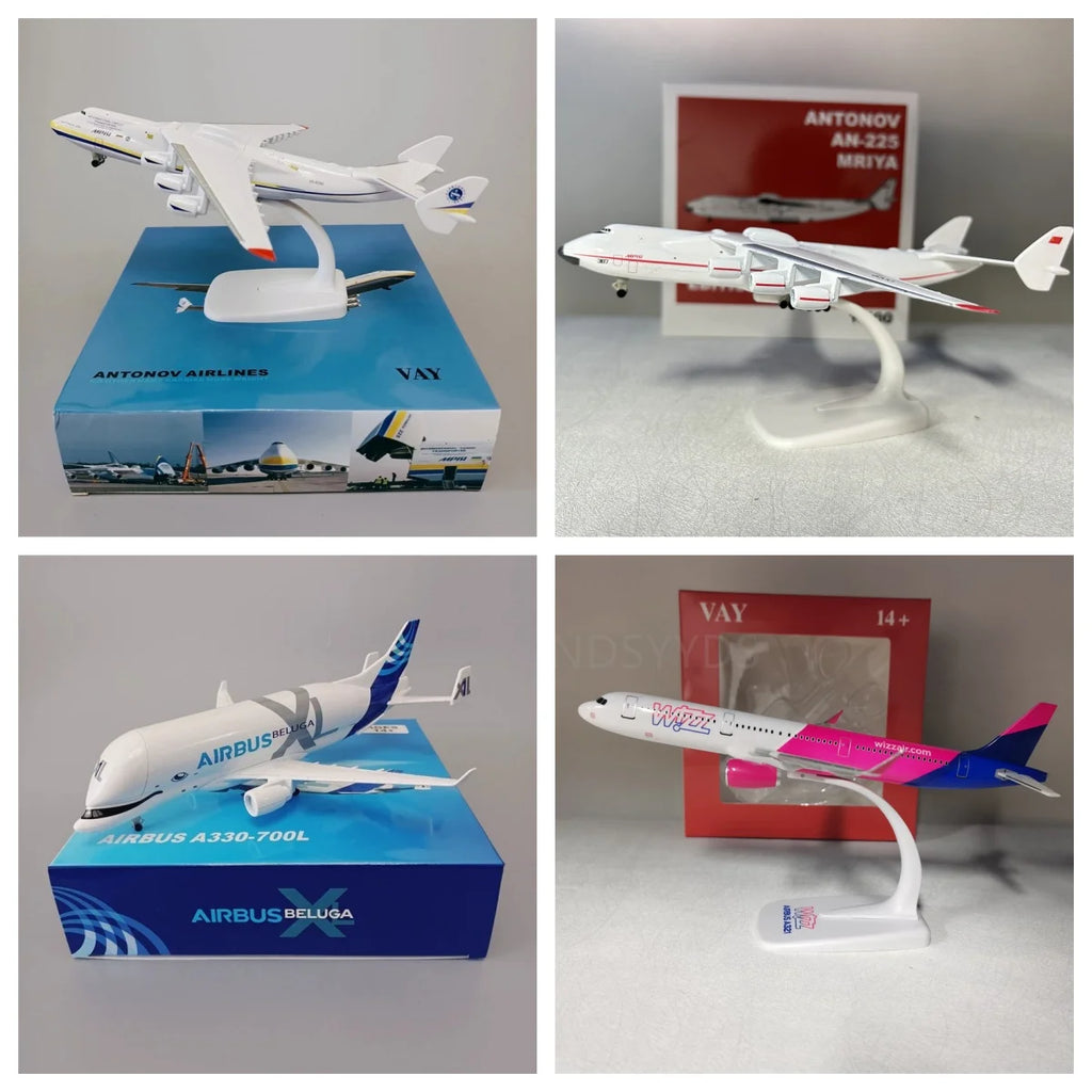 20cm Airplane model an 225 model A330 Beluga Metal Alloy Soviet An-225 Toy planes WIZZ AIR A321 NEO  For Gift Collection