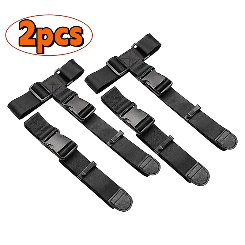 Luggage Straps For Suitcases Metal Spring Clip Nylon Adjustable Suitcases Belts Luggage Belt For Carry On Bags Wheelbarrow Wear