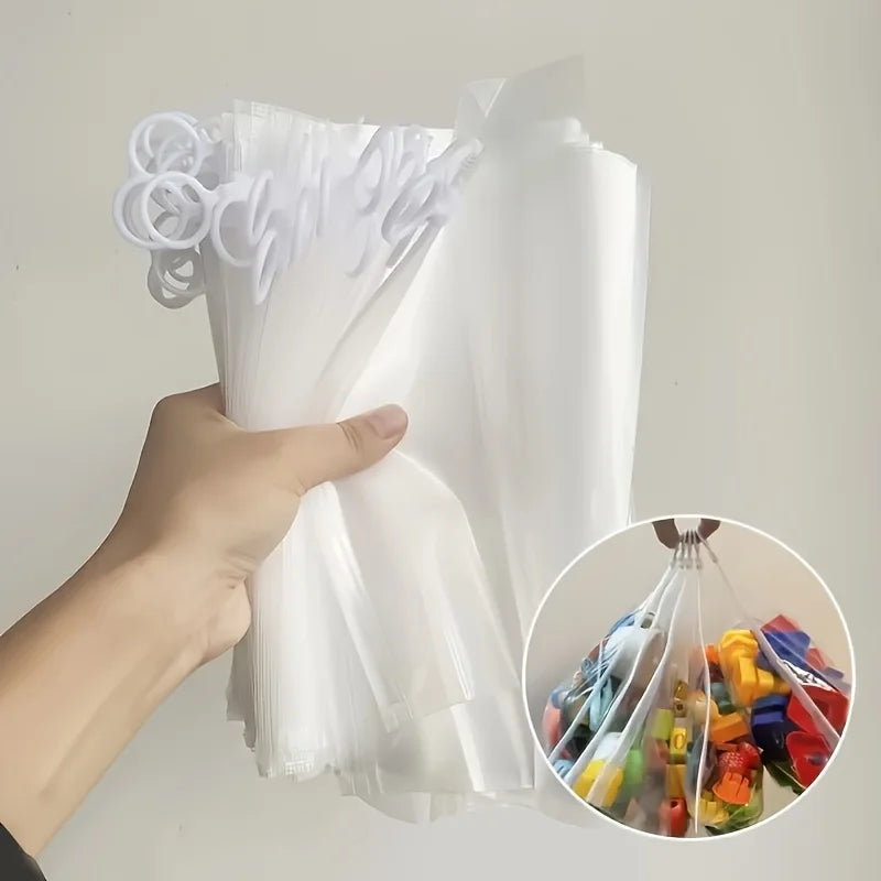 10pcs Storage Bags for Clothes, Underwear, Toiletries, Makeup - Heavy-Duty, Space-Saving for Suitcase, Drawer, Bathroom, Office