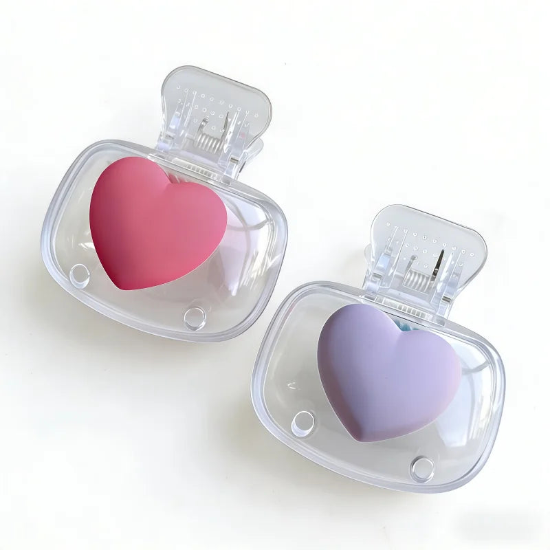 Transparent Heart-shaped Toothbrush Head Dust Cover. Household Travel Universal Toothbrush Protective Cover.Valentine's Day Gift
