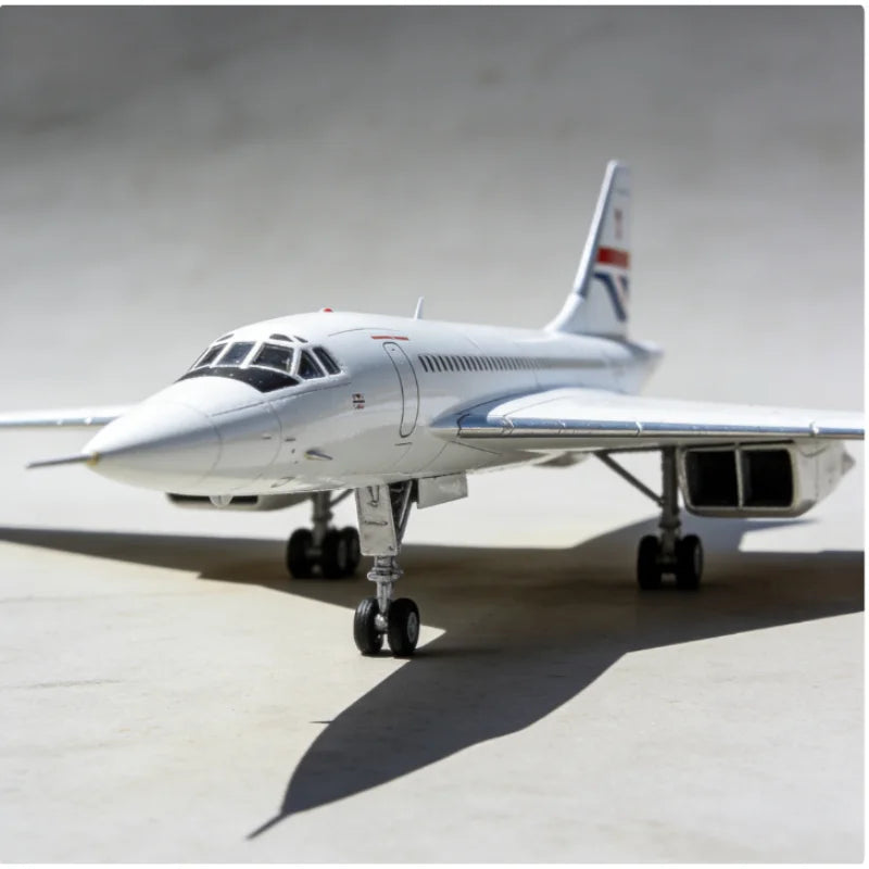 1:125 Scale Diecast British Airways Concorde Resin Airplane Airbus With Light And Wheels Toy Plane Collection Display Gifts