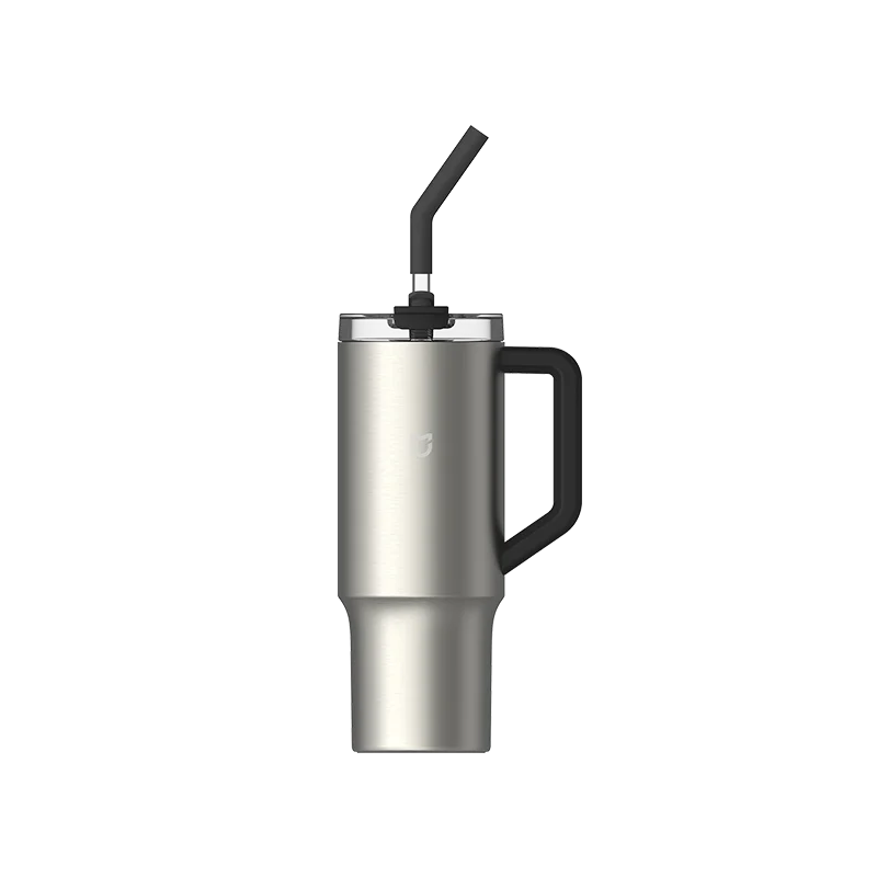 Xiaomi Mijia Smart Straw Cup 1L High Capacity 316L Stainless Steel Strong Cold Preservation Insulation Food contact grade