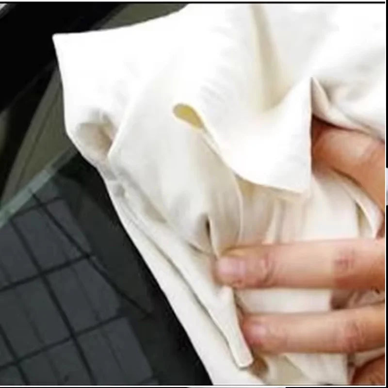 Artificial Suede Car Cleaning Cloth Chicken Leather Anti-Deerskin Glass Wiping Absorb Car Wash Towel for Vehicle Detailing