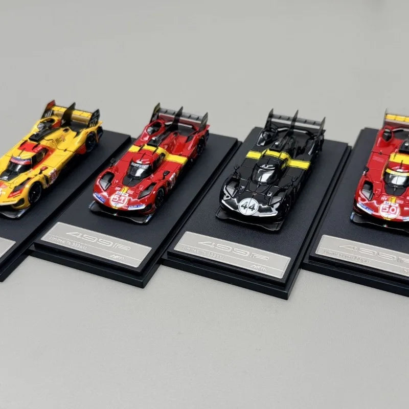 New Microturbo in Stock HKM 1:64 499P Hypercar Alloy Car Static Die Cast Vehicles Collection Model Car Toy