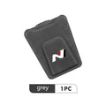 Suede Car Sun Visor Sunglasses Glasses Storage Clip Eyeglasses Holder For Hyundai N Line Tuscon NX4 I20 I30 I10 Sonata Elantra
