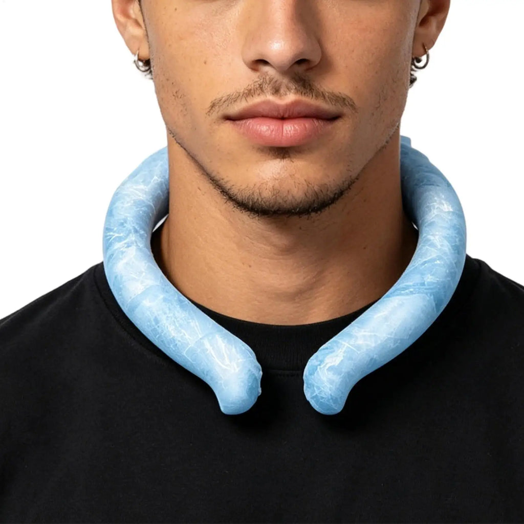 Outdoor Summer Neck Cooling Tube Wraps Ice Ring Neck Cooler Reusable Cooling Tool For Camping Hiking Cycling Running Fishing