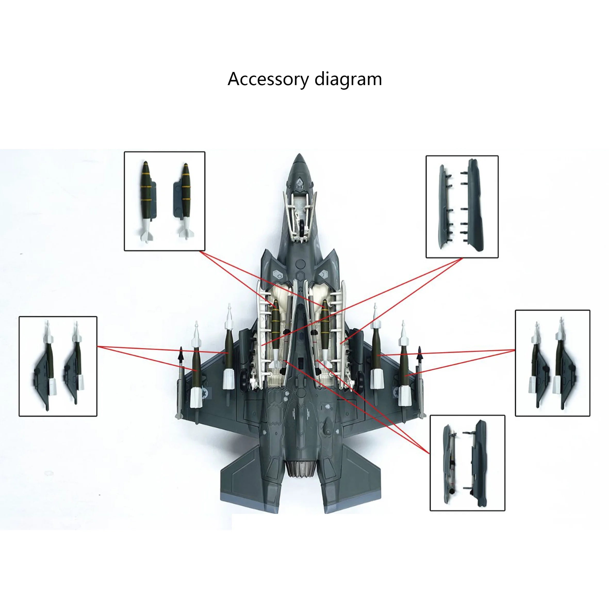 1: 72WLTK Israel F35 F-35i stealth aircraft model Alloy finished product collection model