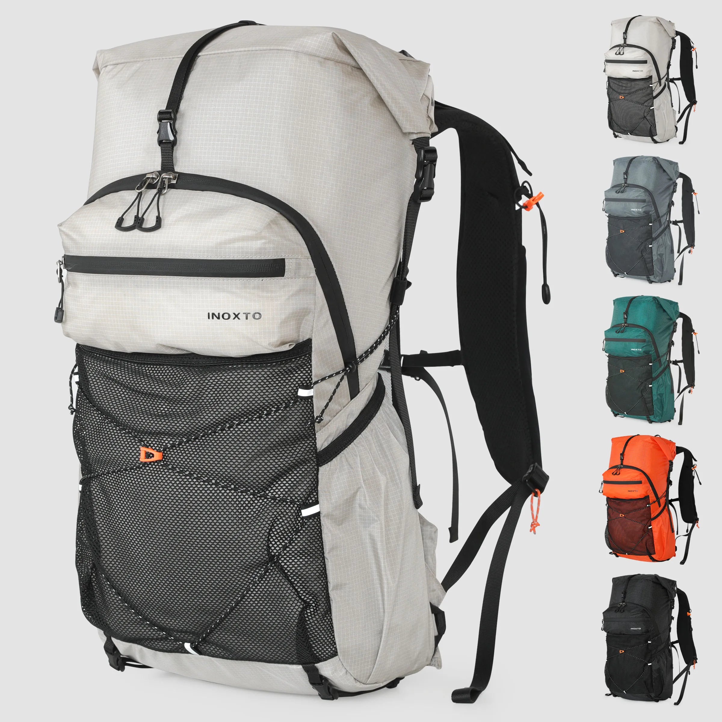Hiking Backpack for Men and Women, 30L Waterproof Camping Backpack with Rain Cover, Lightweight Outdoor Sport Travel Daypack Ruc