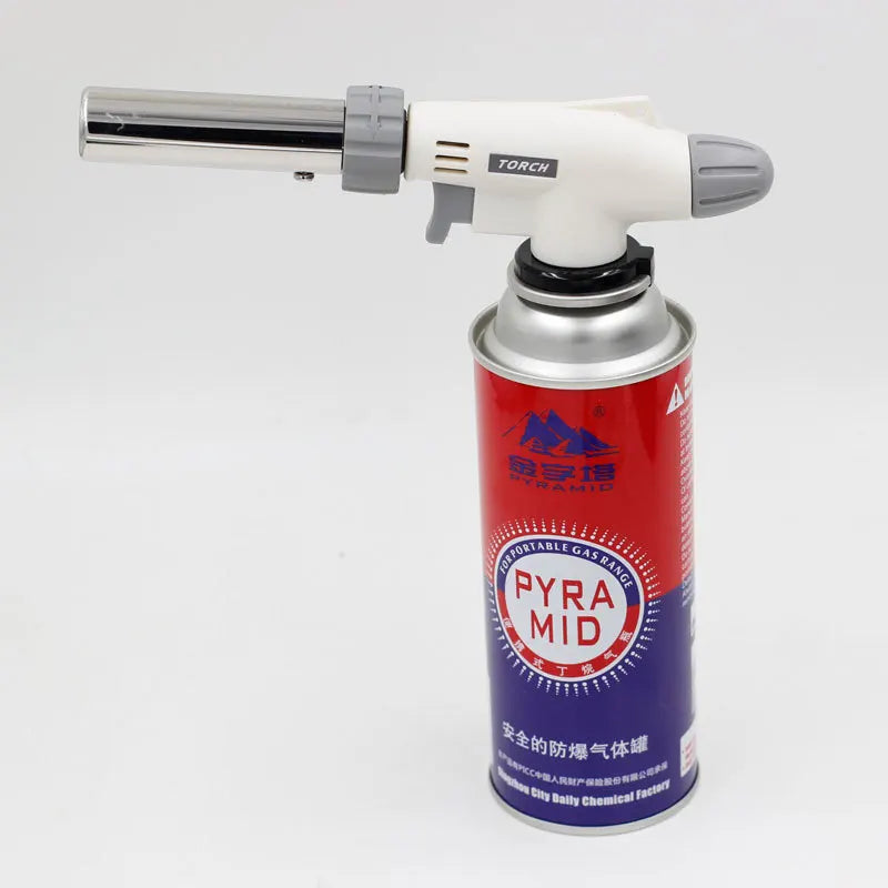 Welding TorchGas Flame Gun Burner Nozzle Flamethrower Butane Burner Outdoor Camping BBQ Brazing Torch Kitchen Cooking Burner