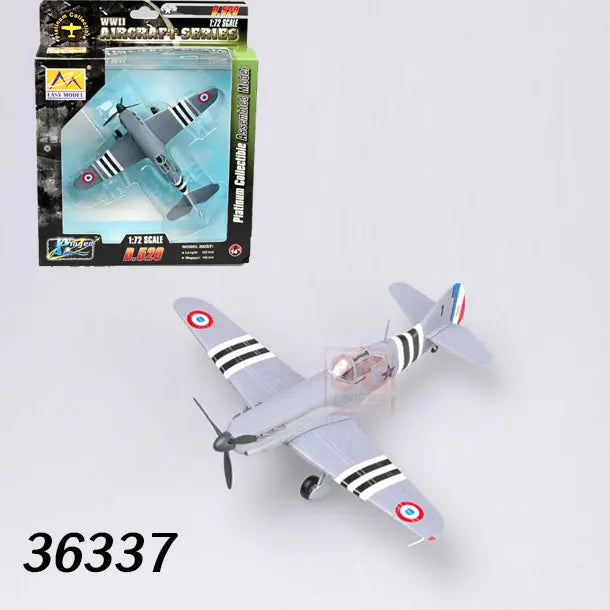 Easymodel 1/72 Scale Finished Military Aircraft Model Fighter Helicopter WWII and Modern Propeller Plane for Collection Display
