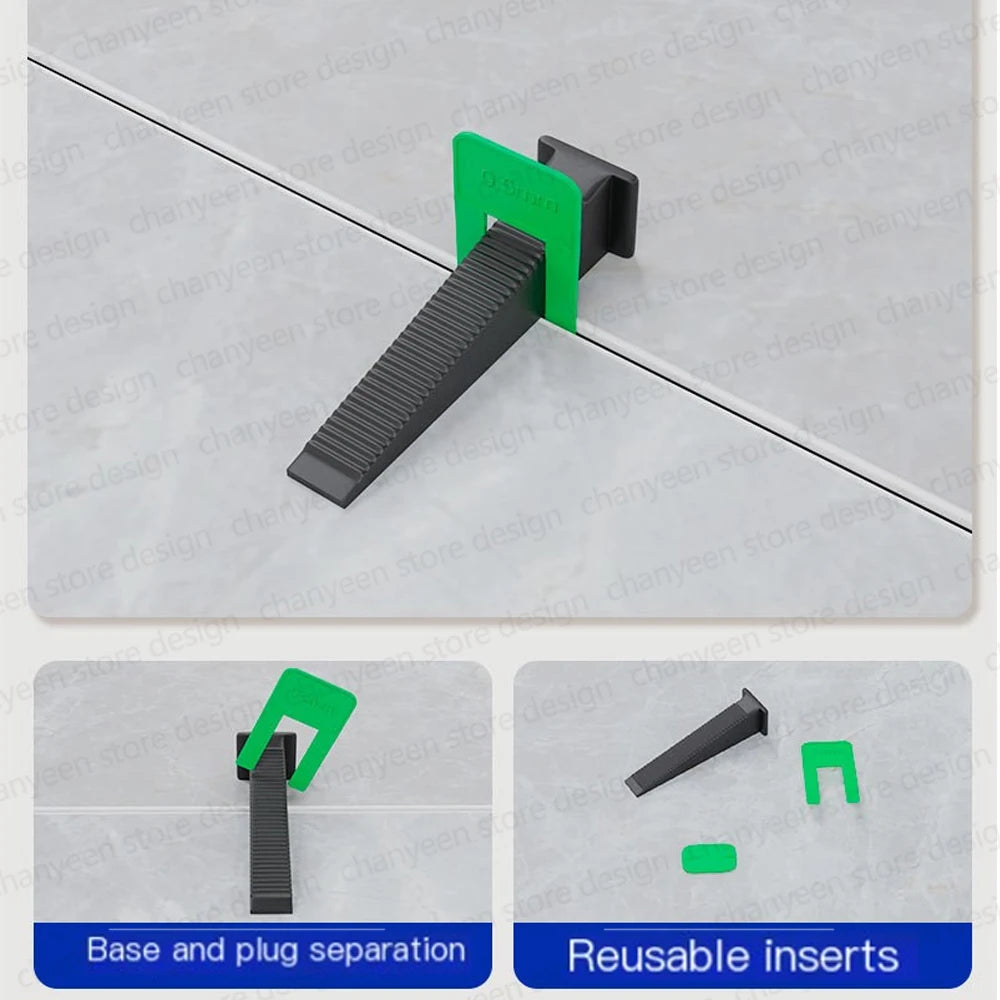 Mini Tile Leveling System Clips Spacers Straps Wadge for Wall Floor Ceramic Tile Laying Fixing Construction Tools Building