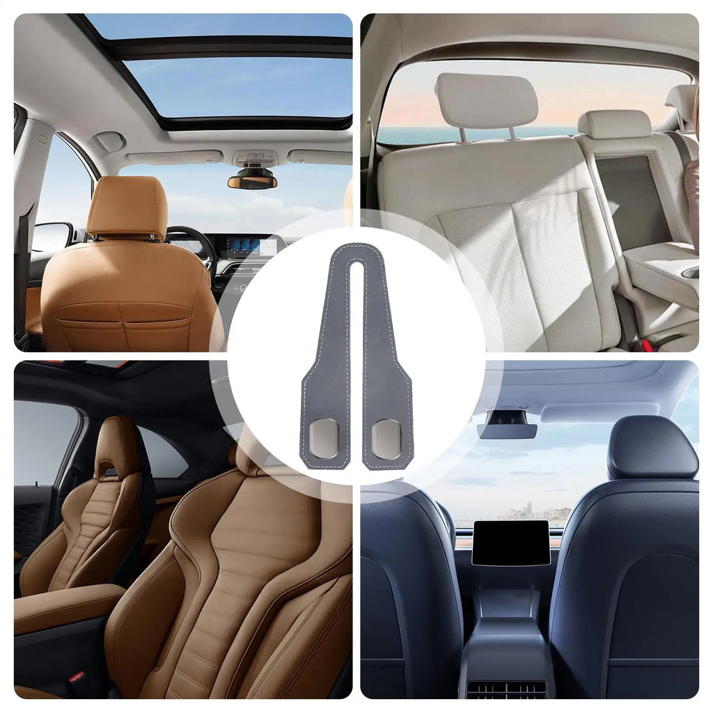 Adjustable Anti Slip Car Headrest Hanging Hook Multipurpose Storage Accessory For Truck Backseat And Vehicle Interior Use