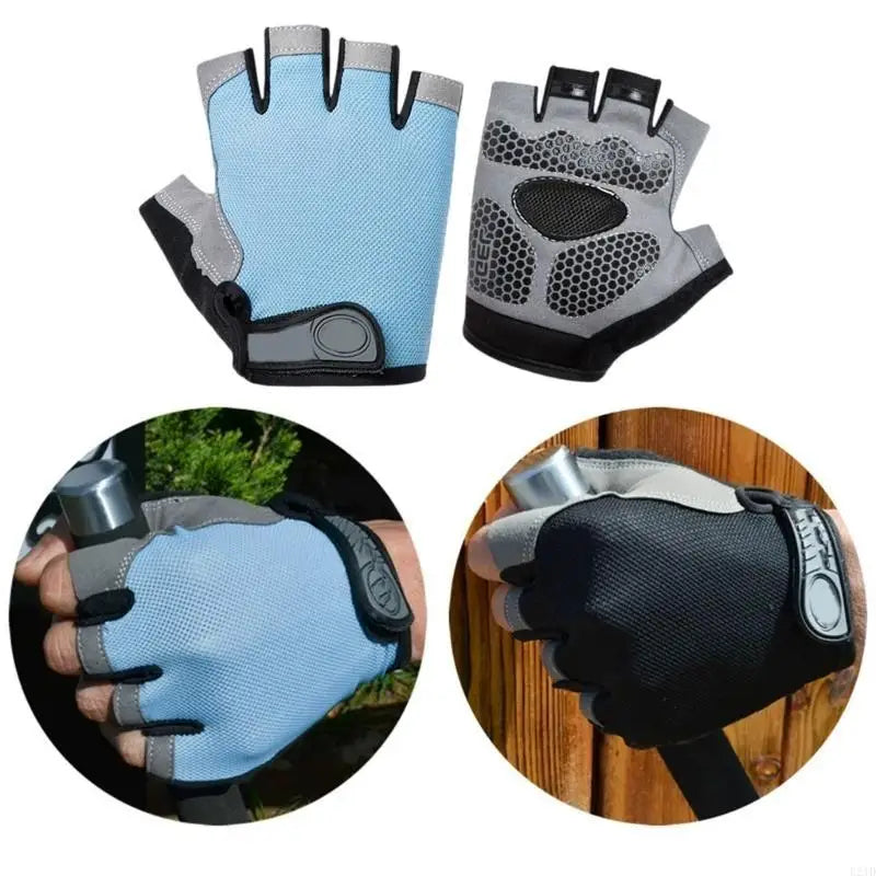 Outdoor Half Finger Gloves Sun Protections Outdoor Gloves Cycling Gloves
