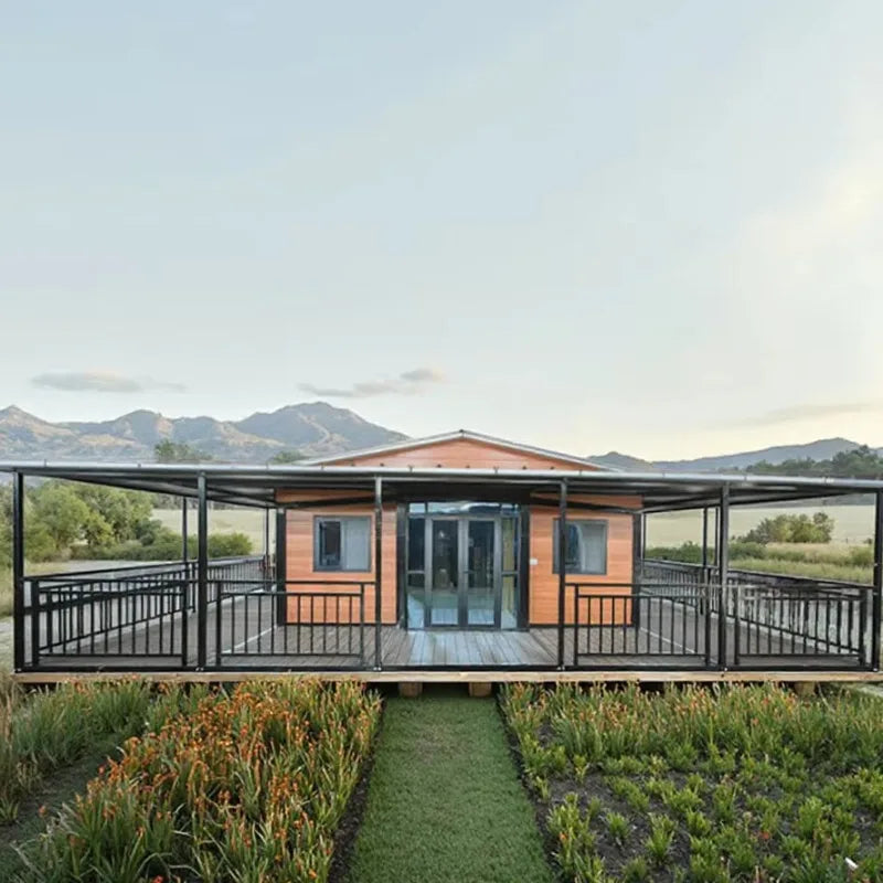 53 Foot Expandable Container House Mobile Prefabricated Modular Home Portable Luxury Ready Ship Galvanized Steel Frame Modern
