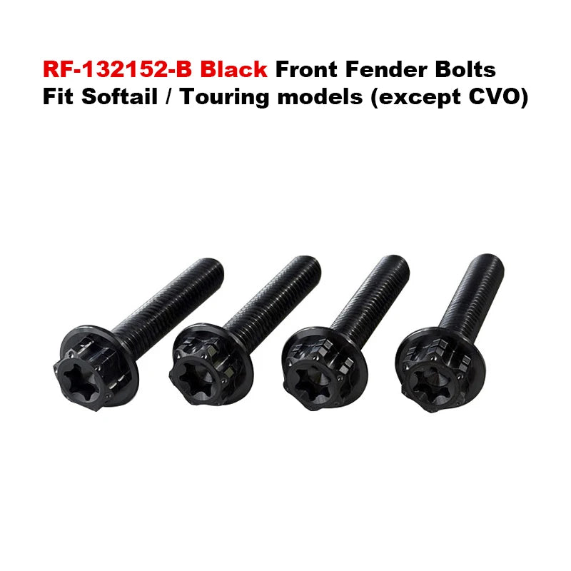 Titanium Alloy Colors Brake Caliper Mounts Bolts Front Fender Screws Fit HD Touring Softail XL Motorcycles