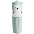 1PC Cartoon Bear Travel Portable Toothbrush Cup Cute Toothpaste Holder Box Storage Case Box Organizer Travel Toiletries Bathroom