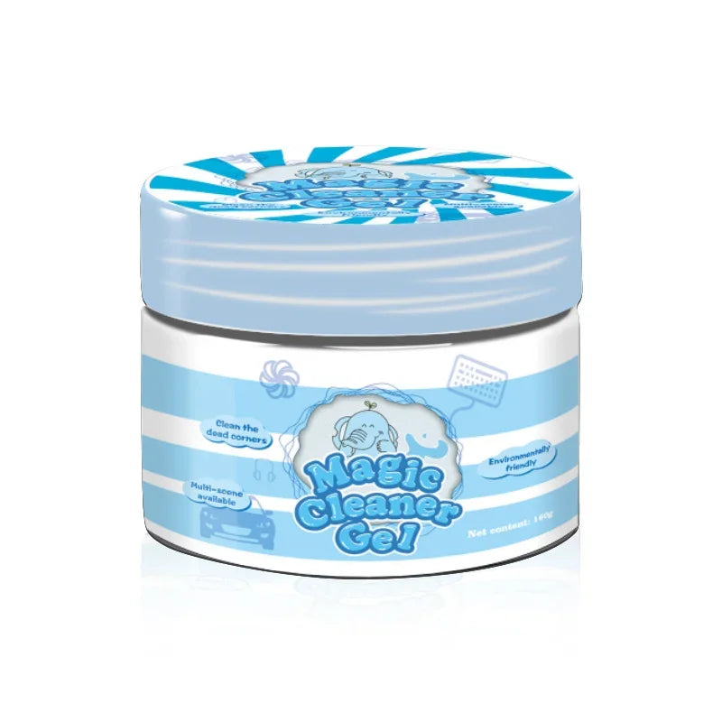 Car Cleaner Gel Dust Cleaning Slime for Dashboard Air Vents & Keyboard 1/2pcs of Reusable Multifunctional Goo