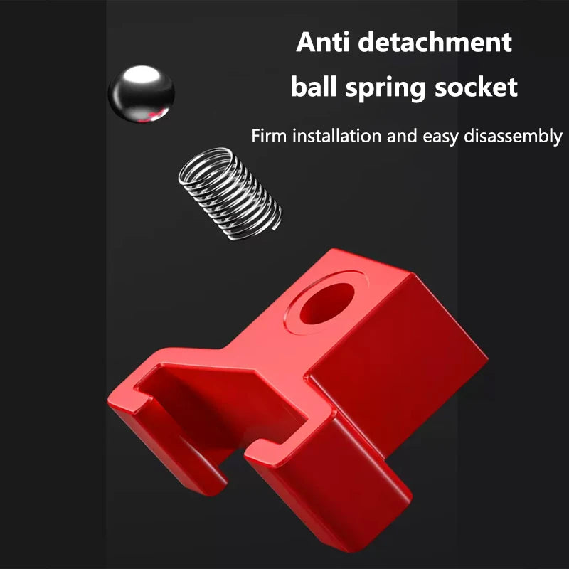 1Pcs 1/4" 3/8" 1/2" ABS Socket Organizer Universal Adjustable Socket Wrench Rail Holder Portable Red&Blue Organizer Home Tool