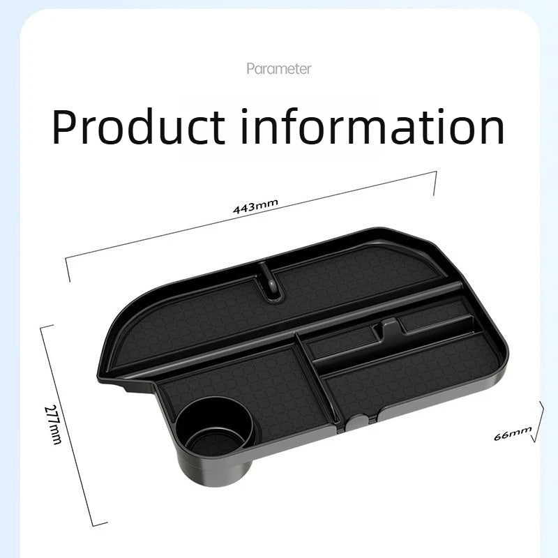 For Toyota RAV4 XA60 2026 2027 Car Passenger Side Dashboard Storage Box Water Cup Holder Phone Holder Expanded Organizer Tray
