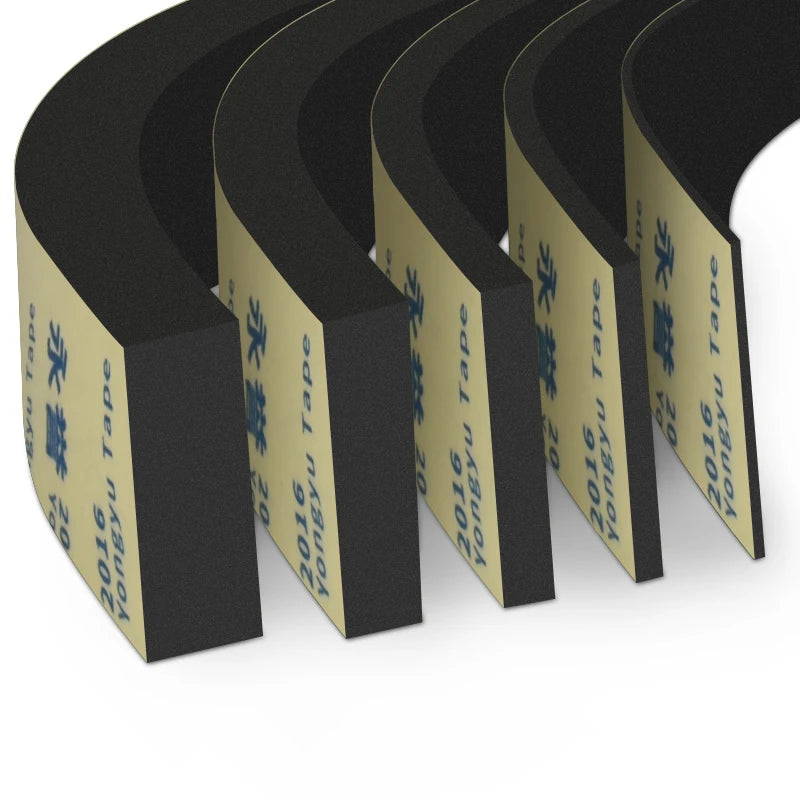EVA Seal Foam Tape T Weather Stripping for Door and Window,High Density Single Sided Closed Cell Door Insulation Weather Strip