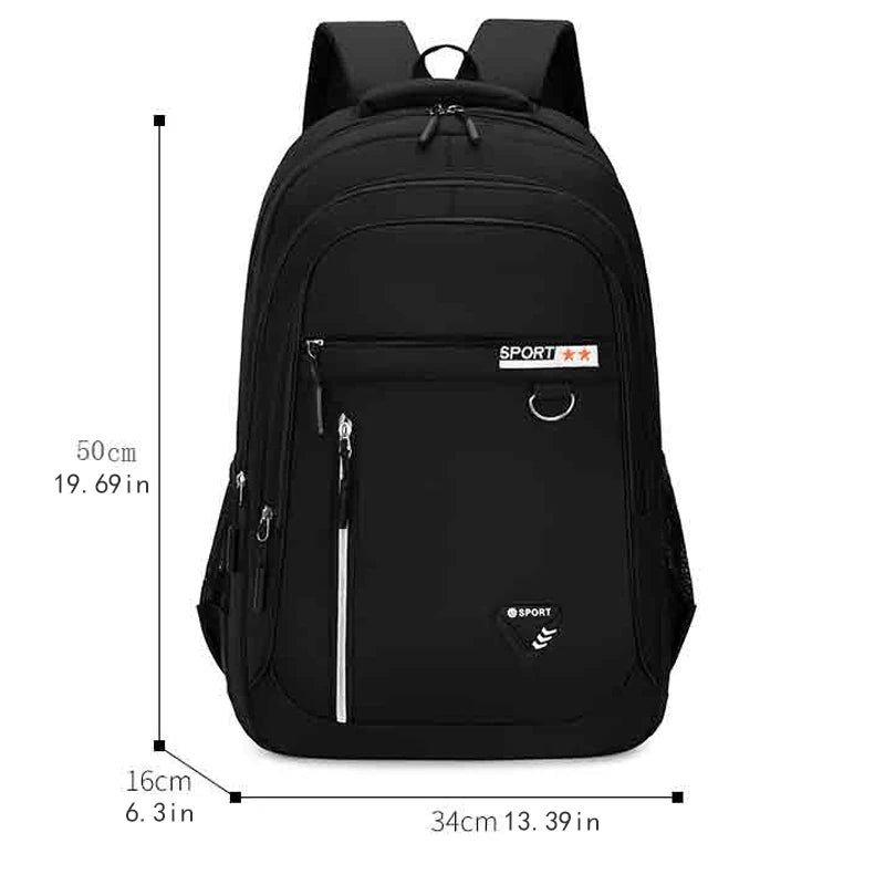Men's Backpack - Large Capacity, Adjustable Shoulder Straps, Multiple Compartments,Suitable for School, Travel, and Work, Casual