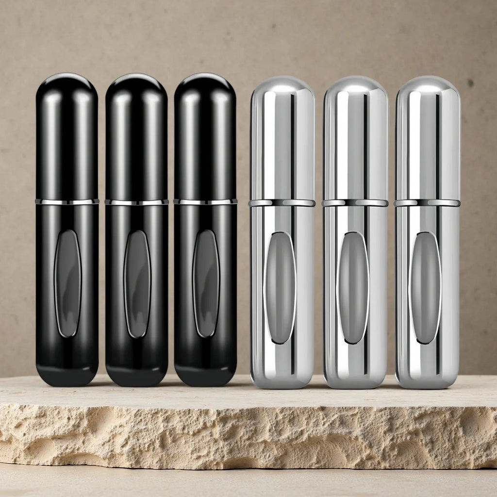 6Pcs 5ml Perfume Refillable Bottle Portable Mini Travel Spray Atomizer for Women, Pocket Cologne Dispenser