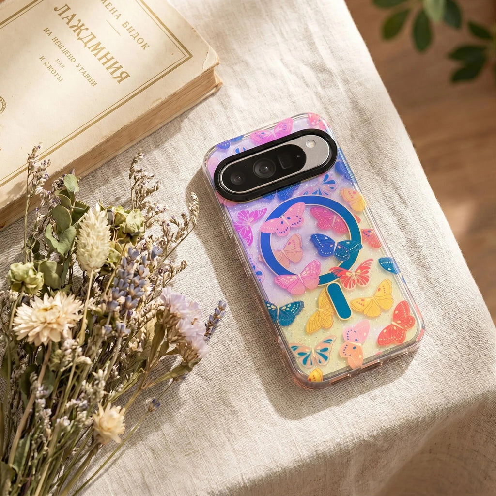 For Google Pixel 11 11 Pro XL 9 Pro XL 9A 9 Pro XL10 Pro XL 10A 10 Pro Transparent Blue Light IMD Anti Drop Airbag Phone Case