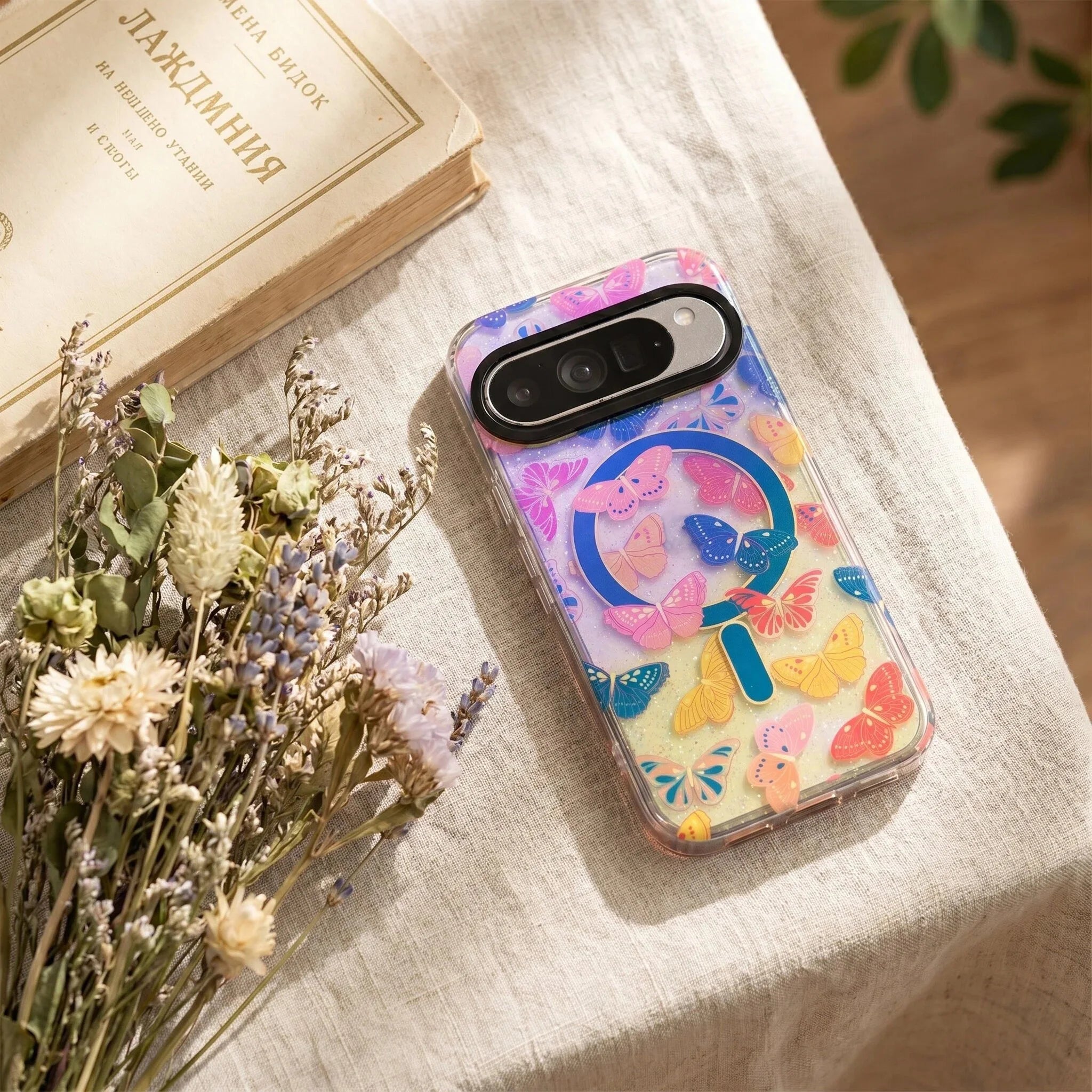 For Google Pixel 11 11 Pro XL 9 Pro XL 9A 9 Pro XL10 Pro XL 10A 10 Pro Transparent Blue Light IMD Anti Drop Airbag Phone Case
