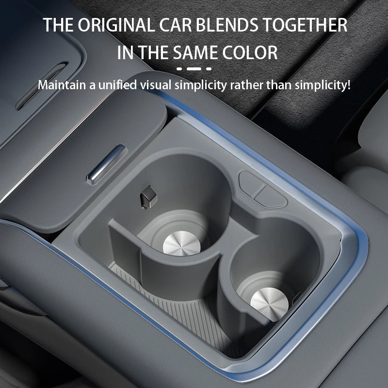 Cup holder For zeekr 7x 2025 2024 Central control cup holder storage box Liquid silicone gel Cup holder Car interior accessories