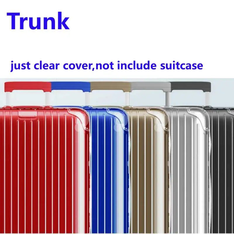 Luggage Cover for Rimowa Suitcase Protecter Cases with Zipper Customized PVC Clear Dustproof Covers All Series