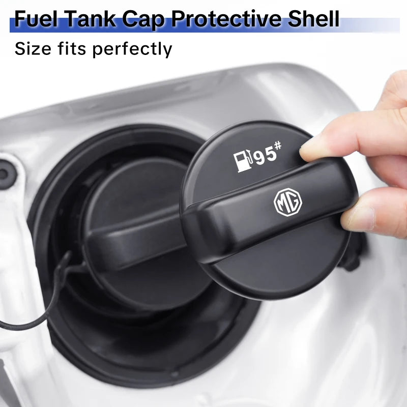 Car Zinc Alloy Fuel Tank Cap Dustproof Petrol Cover Accessories For Morris Garages MG 3 5 6 7 HS ZS GS Hector TF GT ZR RX5 RX8