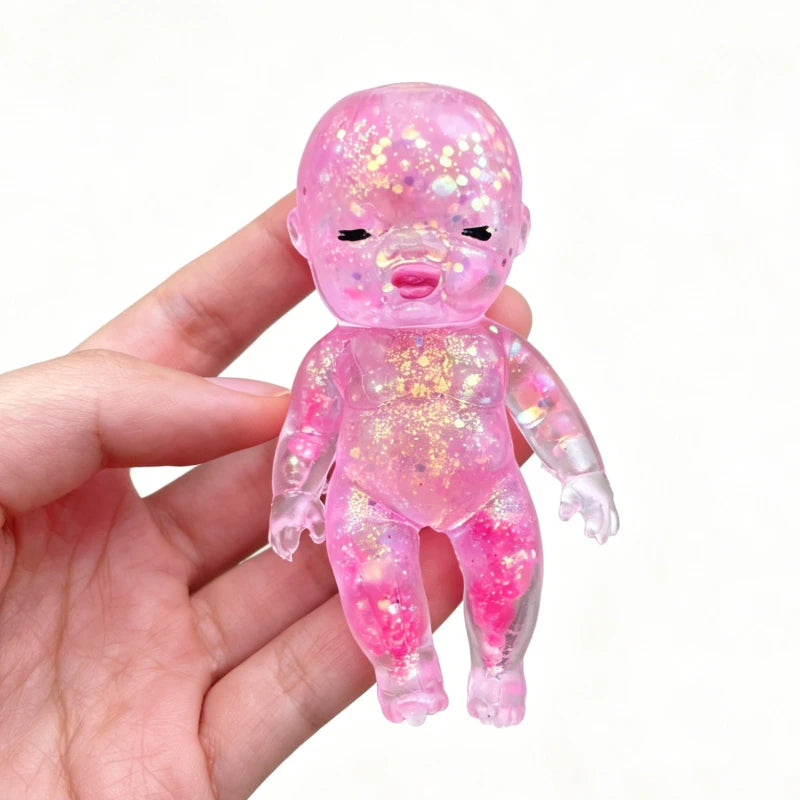 Stress Relief Toy Squishy Baby Shape Squeeze Toy Anti-stress Toy Fidget Desk Toy For Friend Christmas Gift
