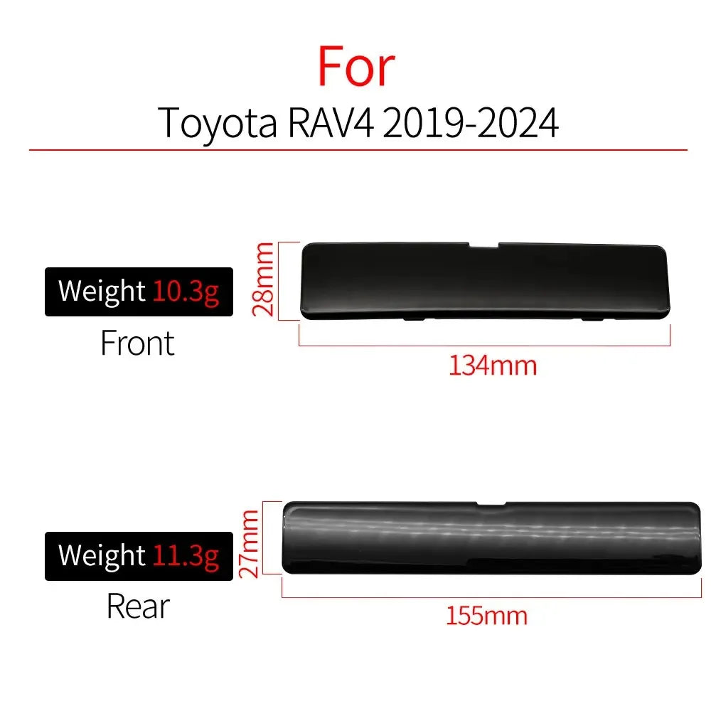 Car Roof Rail Racks Cap Cover Shell Roof Side Garnish Lid Roof Luggage Rack Cover Plate For Toyota RAV4 XA50 Accessorise 2019-20