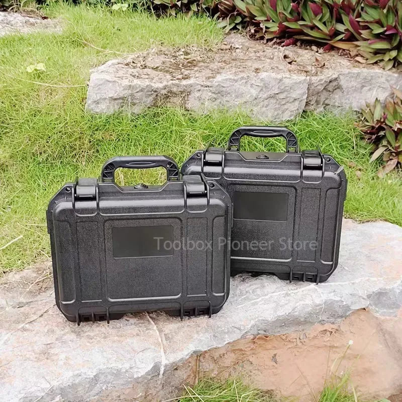 Waterproof Hard Shell Tool Box Pelican Style ABS Case for Mechanics Heavy Duty Equipment Storage Organizer with Lock Hard Shell