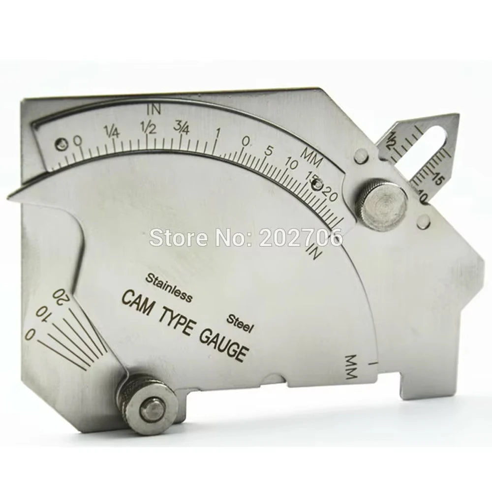 Welding Angle Gauge, WGU-8M Welding Seam Gauge Vernier Caliper Welding Inspection Tool, MG-8 Welding Angle Ruler